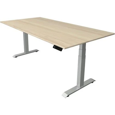 Afbeelding van Kerkmann Zit sta bureau Move 4 blank essen 200x100cm elektrisch