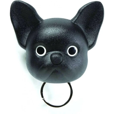 Afbeelding van Qualy sleutelhouder hond Frenchy Dog zwart