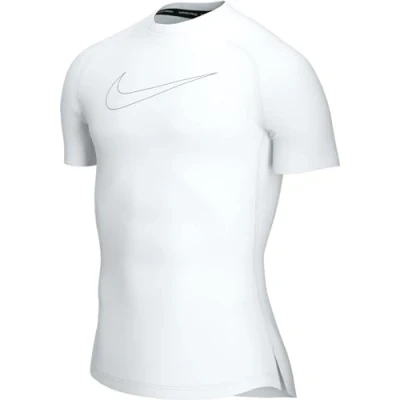 Afbeelding van Nike Heren Short Sleeve Top M Np Df Tight Ss, Wit/Zwart/Zwart, DD1992 100, 2XL T