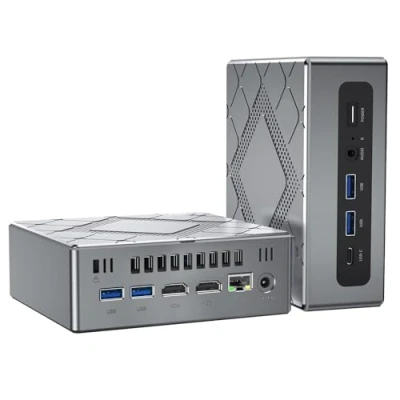 Afbeelding van Nipogi Mini PC Core i5 12450H (tot 4.4 GHz), Tower PC, 32GB 512GB Desktop 4K UHD, WiFi6, C type, BT5.2, voor Home Theater IoT
