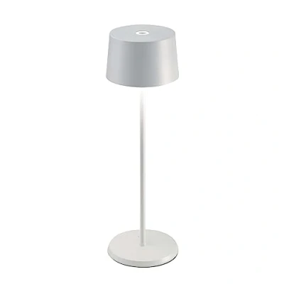 Afbeelding van Zafferano Olivia Wit H 35.5cm Ledlamp Bureaulamp Tafellamp