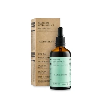 Afbeelding van Valeriaan (Valeriana Officinalis L.) Alcoholvrije moedertinctuur vloeibaar extract druppels 100ml Voedingssupplement Marishanti 100% natuurlijk en veganistisch