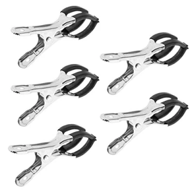 Afbeelding van Jiayouy Pack van 5 stuks saxofoon knop sleutel pad inkeping clip sax sleutelklemmen houtblazers instrument reparatie tool