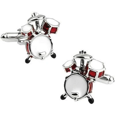 Afbeelding van Amanto Manchetknopen Ciro 316L Staal Drumstel 16x20mm
