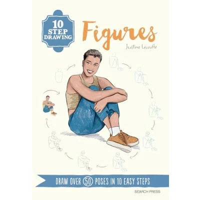 Afbeelding van 10 Step Drawing: Figures: Draw Over 50 Poses in Easy Steps