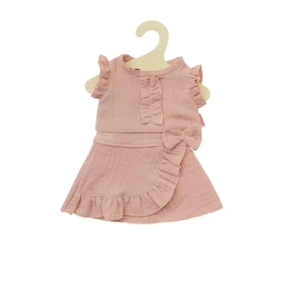 Afbeelding van Heless Poppen Wikkelrok Roze met Ruches, 35 45 cm