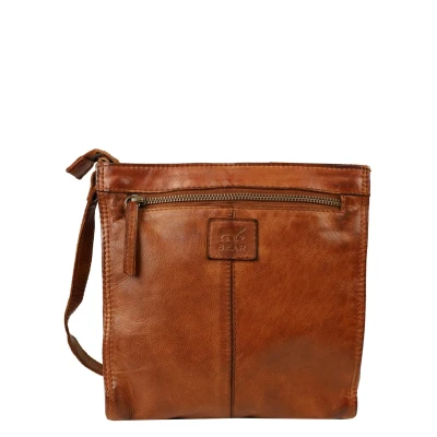 Afbeelding van Bear Design Davitha Shoulderbag cognac Damestas