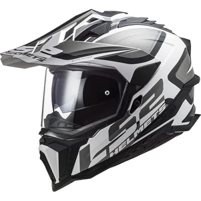 Afbeelding van LS2 MX701 Explorer Alter Matt Black White ECE 22.06 2XL Maat Helm