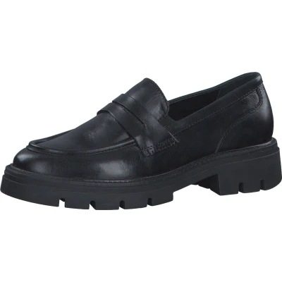 Afbeelding van MARCO TOZZI MT Leather sock and Lining Dames Slipper BLACK Maat 38