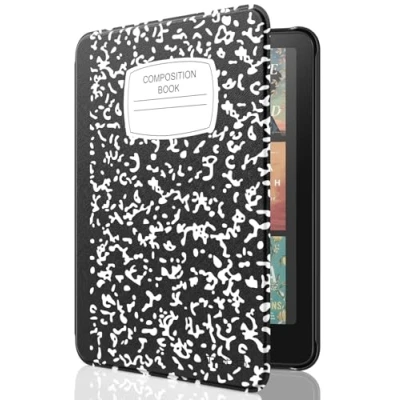 Afbeelding van MoKo Case for All new 7&quot; Kindle Paperwhite (12th Generation 2024) and Colorsoft Signature Edition 2024, Lightweight Shell Cover with Auto Wake/Sleep Notebook Black