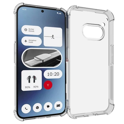Afbeelding van Nothing Phone (2a) Hoesje Siliconen en TPU (zacht) iMoshion Backcover/Softcase Transparant Telefoonhoesje