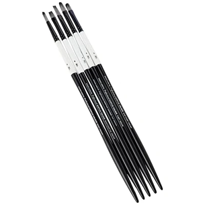 Afbeelding van Winsor &amp; Newton Professionele acryl kwast lange handgreep, 5 stuks