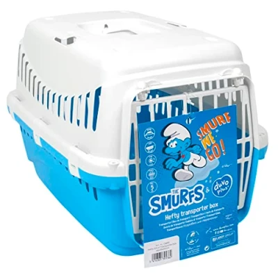Afbeelding van Smurfs Duvoplus Reisbench Hond Potige Smurf Transporter 46x30x30cm Display 1st