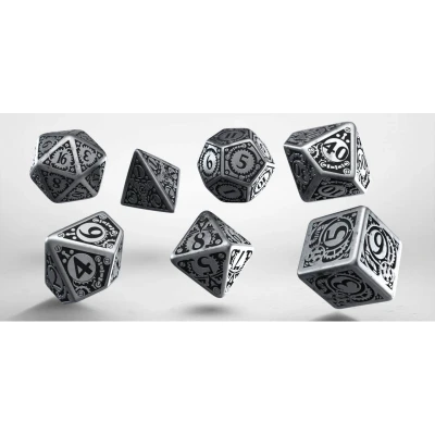 Afbeelding van Polydice Set Q Workshop Metal Steampunk Dice