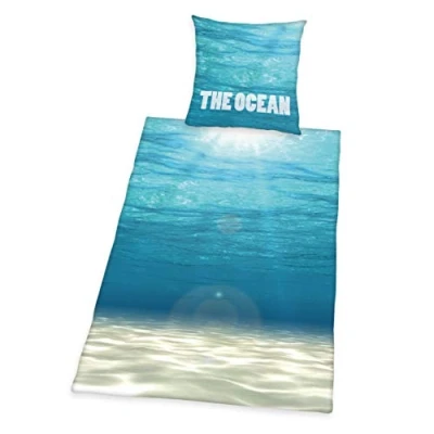 Afbeelding van Young Collection Overtrekset The ocean met leuk motief