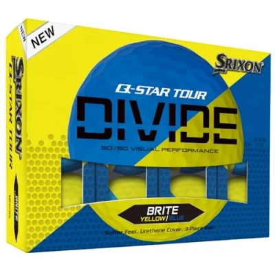 Afbeelding van Srixon Q Star Divide 12 golfbal torenkwaliteit, perfect voor kleine spelletjes, FastLayer kern, hoge balcompressie