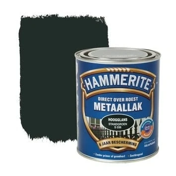 Afbeelding van Hammerite Metaallak Hoogglans Standgroen 0,75 liter