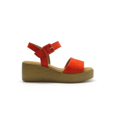 Afbeelding van Gabor Clogs, Dames, Maat: 37, Oranje Veloursleer