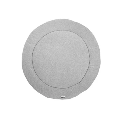 Afbeelding van Meyco Boxkleed Rond Basic Knit Grijs Melange 95 cm