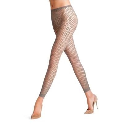 Afbeelding van Falke dames Craftcore legging met opengewerkt dessin in de kleur Taupe, maat: L