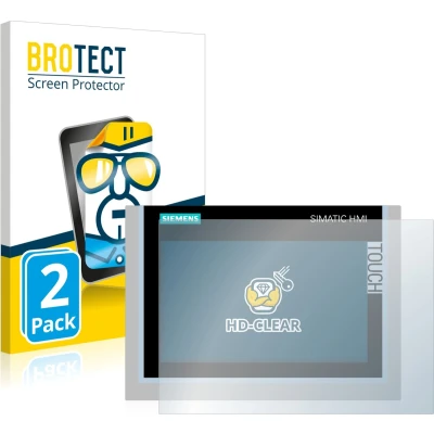 Afbeelding van BROTECT (2 Stuks) Schermbeschermer voor Siemens Simatic HMI TP700 Comfort Screen Protector Transparant
