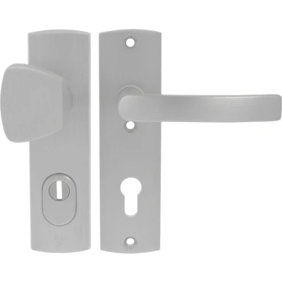 Afbeelding van AXA Curve kortschild knop/kruk (Blok) PC 72 LS met kerntrekbeveiliging SKG***