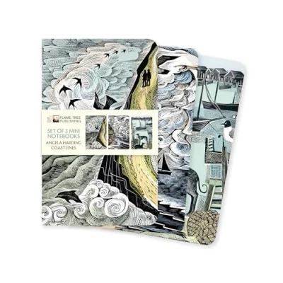 Afbeelding van Angela Harding: Coastlines Set of 3 Mini Notebooks: Unser beliebten Notizbücher im 3er Pack mit flexiblen, künstlerisch gestalteten Einbänden jeweils unterschiedlichen Motiven des Künstlers