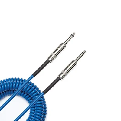 Afbeelding van D&quot;;Addario PW CDG 30BU Coiled instrumentkabel blauw 9 m (30 ft)