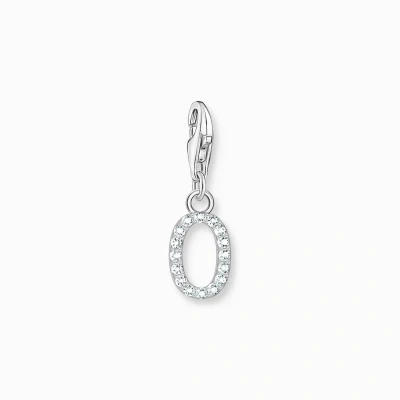 Afbeelding van Thomas Sabo 1952 051 14 Charm Dames 925er Zilver Letter O