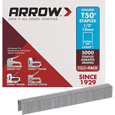 Afbeelding van Pfeil a508ip nietjes, T50, 1/5,1 cm, 12 mm, 5000 stuks