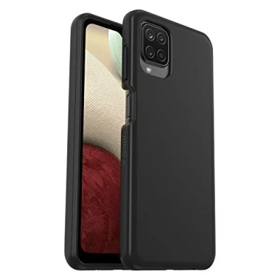 Afbeelding van Samsung Galaxy A12 Hoesje Kunststof OtterBox Backcover/Hardcase Zwart Telefoonhoesje Shockproof/Valbescherming