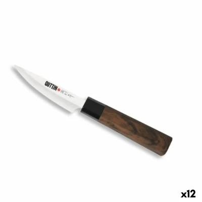 Afbeelding van Keukenmes Quttin PETTY Takamura Bruin Zilverkleurig 9 cm (12 Stuks)