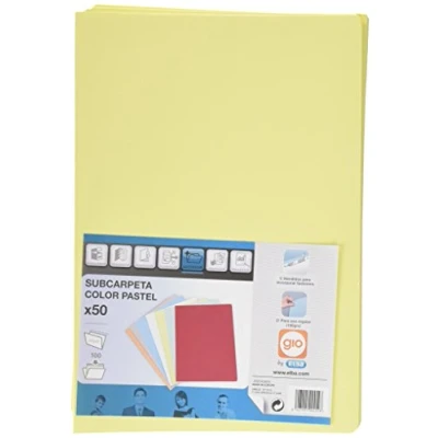Afbeelding van Subfolder Elba GIO Geel Din A4 (50 Stuks)