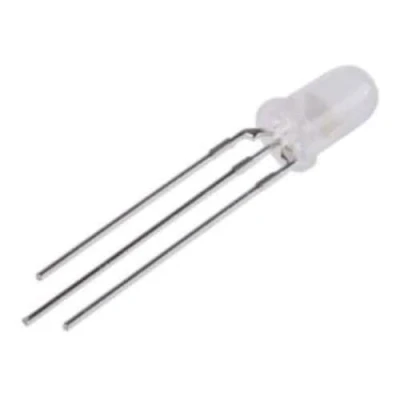 Afbeelding van PEREL L 59EGW tweekleurige LED lamp, 5 mm, rood/groen/wit 143641