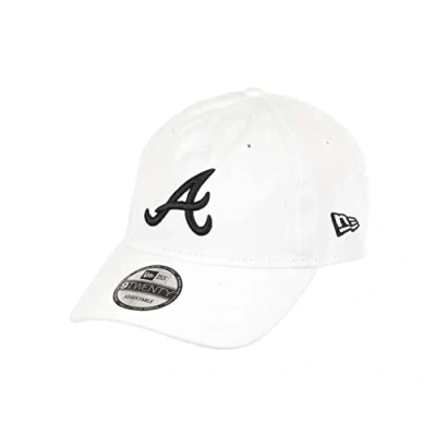 Afbeelding van New Era Atlanta Braves MLB Team White 9Twenty Unstructured Strapback Cap One Size