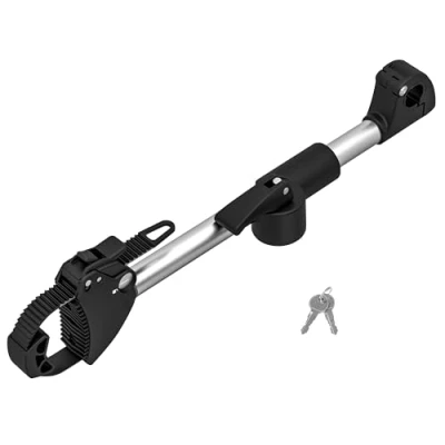 Afbeelding van EUFAB 11248 Verstelbare strap framehouder 40cm, zwart/zilver