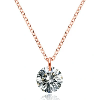 Afbeelding van Dames ketting Cilla Jewels Edelstaal Verguld Rose Zirkoon
