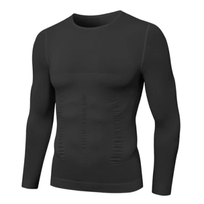 Afbeelding van MEETYOO heren overhemd, Zwart, XL