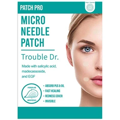 Afbeelding van PATCH PRO MICRO NEEDLE Trouble Dr. 9 st. onzichtbare pleisters voor acne, puistjes, puistjes met hydrocolloïde, salicylzuur, madecassoside huidherstellende