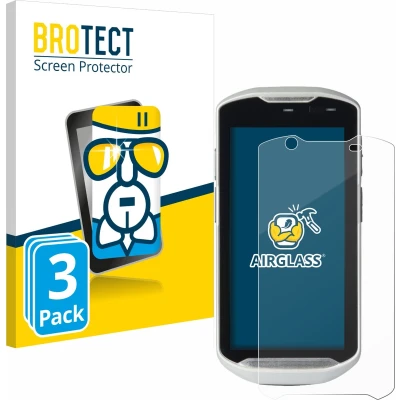 Afbeelding van BROTECT Screenprotector voor Zebra TC52 HC Folie Beschermfolie Beschermglas transparant (3 Stuks)