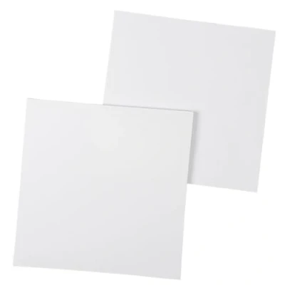 Afbeelding van Ideen mit Herz Canvas op MDF lijst, 2 stuks, spieraam, schildersdoek, om te beschilderen, met acryl of olieverf, 390 g/m² (40 cm x 40 cm)