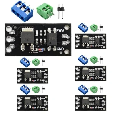 Afbeelding van GERUI 6 stuks LR7843 FR120N D4184 MOSFET besturingsmodule 30V 161A 100V 9.4A 40V 50A 3V of 5V Signaal 4V MOS buis veldeffectbuismodule vervangingsrelais voor Arduino (FR120N)