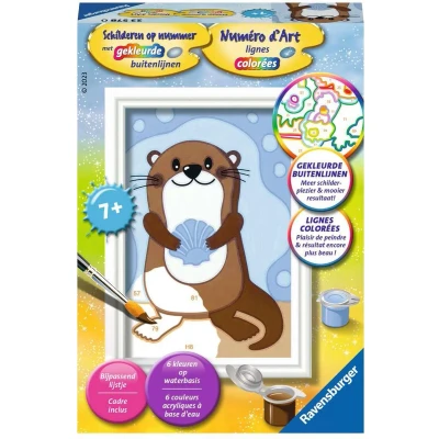 Afbeelding van Ravensburger Schilderen op Nummer Otter