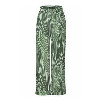 Afbeelding van Cecil WIDE LEG Broek, Dames, Maat: XLx30, Grün