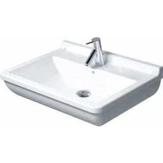 Afbeelding van Duravit Philippe Starck 3 wastafel 65x48cm Wondergliss wit