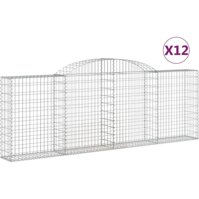 Afbeelding van Schanskorven 12 st gewelfd 300x30x100/120 cm ijzer