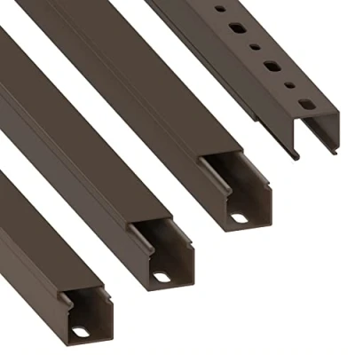 Afbeelding van Cablecoach Cable Coach L2525BR4 kabelgoot (met montagegaten in de grond) 25 x mm, 4 m (4 1 lengte), bruin