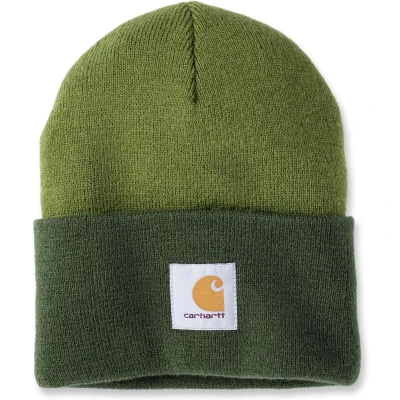 Afbeelding van Carhartt KNIT CUFFED TWO TONE BEANIE Groen