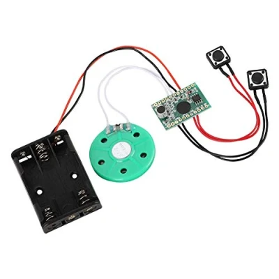 Afbeelding van Tonysa DIY wenskaartchip, 30s opneembare stemgeluidsmodule, geluidsopnamespeler chipmodule voor kerstcadeaus/sieradendozen/ambachten/kinderspeelgoed enz.