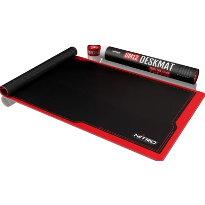 Afbeelding van Nitro Concepts DM12 Gaming muismat Zwart, Rood
